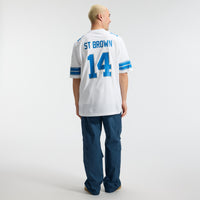 Detroit Lions Amon-Ra St. Brown White Game Jersey