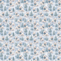 Winter Wonderland Terrier Gift Wrap, Westie Christmas Wrapping Paper, Adorable Dog Breed Wrapping Paper, Holiday Pet Lover Gift Wrap Roll