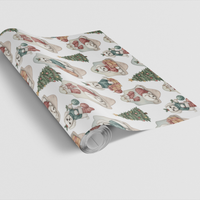 Holiday Sweater Dog Gift Wrap, Maltese Dog Christmas Wrapping Paper, Festive Maltese Wrapping Paper, Maltese Dog Lover Holiday Gift Wrap
