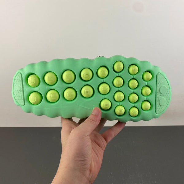Slides, Green Colorway, Slip On Design, Casual Gift for Shoe Lovers