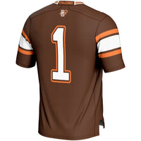 #1 Bowling Green St. Falcons Endzone Football Jersey - Brown
