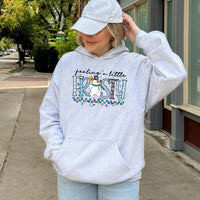 Adorable Snowman Christmas Hooded Sweatshirt, Feeling A Little Frosty Hoodie, Festive Winter Pullover Hoodie, Comfy Holiday Season Present
