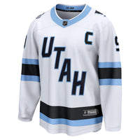 Utah Mammoth Clayton Keller White Away Breakaway Player Jersey