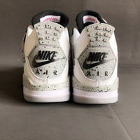 Sneakers, White Gray Colorway, Lace Up Design, Casual Gift for Sneaker Fans
