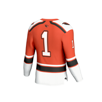 #1 Oregon State Beavers Lightweight Hockey Fashion Jersey - Orange