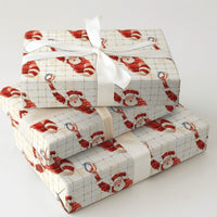 Sports Santa Net Gift Wrap, Spiking Santa Volleyball Wrapping Paper, Humorous Volleyball Player Christmas Present Wrap, Holiday Athlete Paper