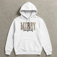 Trendy Camouflage Checkered Hoodie, Merry Christmas Camo Hoodie, Comfy Holiday Graphic Sweatshirt, Winter Festive Pullover Camo Hoodie