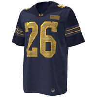 #26 Navy Notre Dame Fighting Irish 2026 Shamrock Series Replica Football Jersey