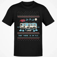 Humorous Vacation Movie Ugly Holiday Shirt, That There Is an RV Christmas T-Shirt, Camper RV Graphic Tee, Retro Xmas Graphic T-Shirt Present