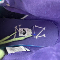 Low Top Sneakers, Royal Blue Black Purple Colorway, Lace Up Design, Casual Gift for Sneaker Fans