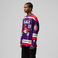 Vince Carter Purple Toronto Raptors Maxxed Out Fashion Hockey Jersey