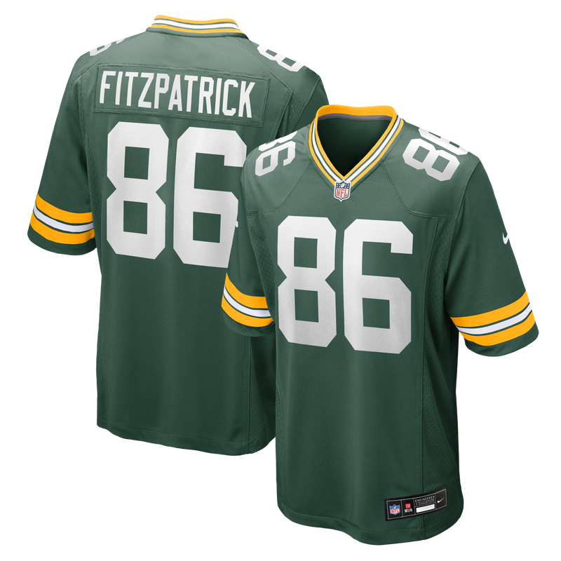 Green Bay Packers John FitzPatrick Green Team Game Jersey