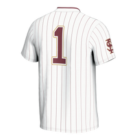 #1 Florida State Seminoles Lightweight Softball Jersey - White