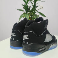 High Top Sneakers, Black Silver Colorway, Lace Up Design, Casual Gift for Sneaker Fans