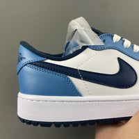 Low Top Sneakers, Blue White Black Colorway, Lace Up Design, Casual Gift for Sneaker Fans