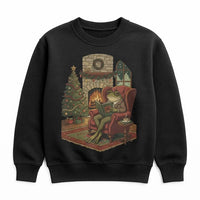 Comfy Cabin Bookish Crewneck, Reading Frog Christmas Sweatshirt, Adorable Frog Book Lover Pullover, Holiday Reader Sweatshirt, Bookworm Present
