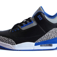 Low Top Sneakers, Black Blue Colorway, Lace Up Design, Casual Gift for Sneaker Fans