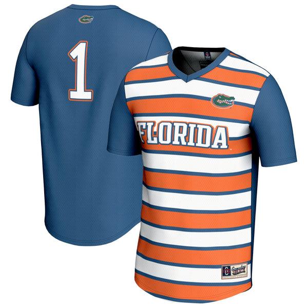 #1 Florida Gators Lightweight Soccer Fashion Jersey - Royal