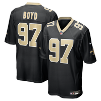 New Orleans Saints Khristian Boyd Black Game Jersey