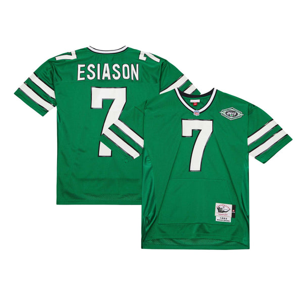 New York Jets Boomer Esiason Kelly Green 1993 Authentic Throwback Retired Player Pocket Jersey