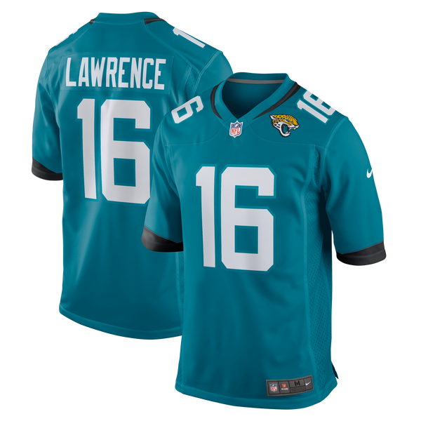 Jacksonville Jaguars Trevor Lawrence Teal Home Game Jersey