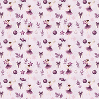 Christmas Dancer Gift Wrap, Sugar Plum Ballerina Wrapping Paper, Whimsical Holiday Wrapping Paper, Nutcracker Ballet Gift Wrap Roll