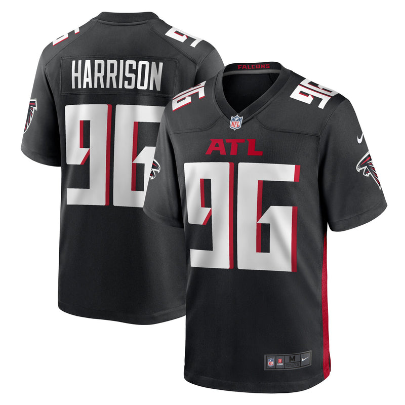 Atlanta Falcons Zach Harrison Black Team Game Jersey
