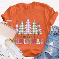 Pink Bow Aesthetic Holiday Graphic Tee, Coquette Christmas Tree T-Shirt, Girly Winter Vacation Shirt, Vintage Christmas Present for Her