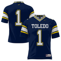 #1 Toledo Rockets Endzone Football Jersey - Navy