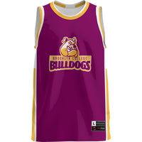 Brooklyn College Bulldogs Lightweight Basketball Jersey - Maroon