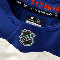 Edmonton Oilers Light Beige Alternate Authentic Pro Jersey