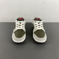 Low Top Sneakers, White Green Colorway, Reverse Hook Design, Lace Up Design, Casual Gift for Sneaker Fans