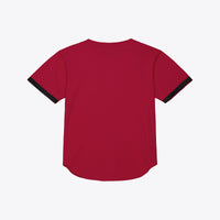Cardinal Arkansas Razorbacks Mesh Button-Up Batting Practice Baseball Jersey
