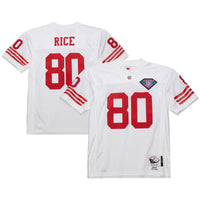 San Francisco 49ers 1994 Jerry Rice White Authentic Throwback Retired Player Jersey