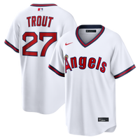 Los Angeles Angels Mike Trout White Alternate Replica Jersey