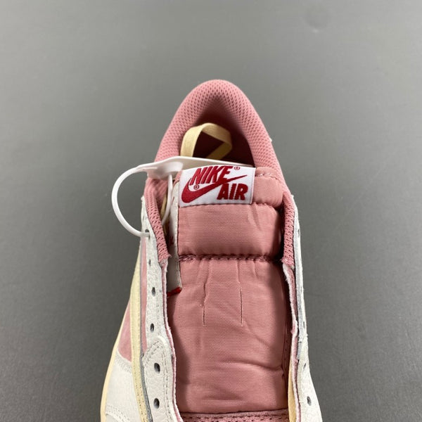 Low Top Sneakers, White Pink Colorway, Reverse Hook Design, Lace Up Design, Casual Gift for Sneaker Fans