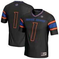 Boise State Broncos Collegiate Football Lightweight Fashion Jersey - Black
