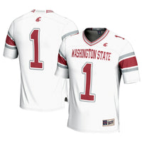 #1 Washington State Cougars Football Jersey - White