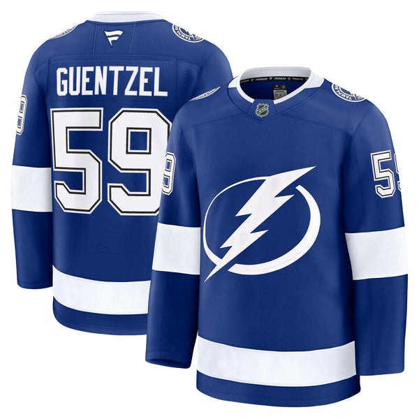Tampa Bay Lightning Jake Guentzel Blue Home Premium Jersey