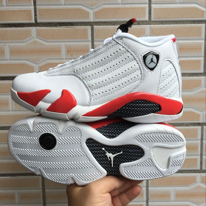 Sneakers, White Red Colorway, Lace Up Design, Casual Gift for Sneaker Fans