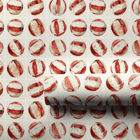 Watercolor Holiday Sweet Gift Wrap, Peppermint Candy Wrapping Paper, Red and White Striped Wrapping Paper, Christmas Present Wrapping Paper