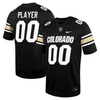 Colorado Buffaloes NIL Pick-A-Player Football Game Jersey - Black
