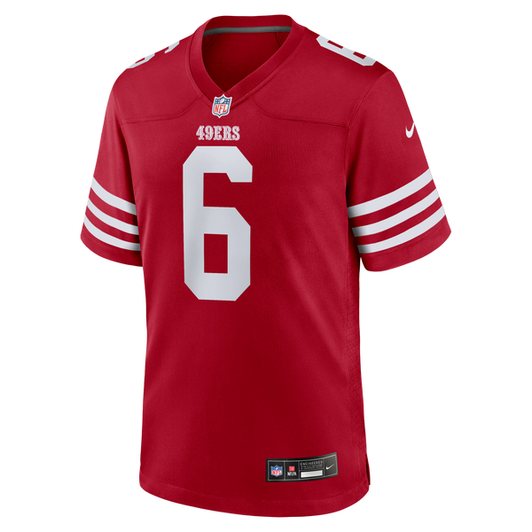 San Francisco 49ers Malik Mustapha Scarlet Game Jersey