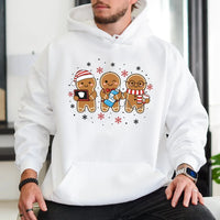 Gingerbread Sonographer Hoodie, Ultrasound Tech Christmas Hoodie, Adorable Radiology Holiday Hooded Sweatshirt, Sonography Xmas Present