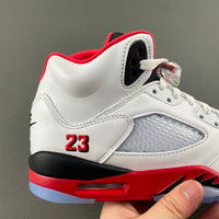 High Top Sneakers, White Black Red Colorway, Lace Up Design, Casual Gift for Sneaker Fans