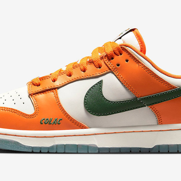Low Top Sneakers, White Orange Colorway, Lace Up Design, Casual Gift for Sneaker Fans