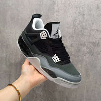Mid Top Sneakers, Gray Black Colorway, Lace Up Design, Casual Gift for Sneaker Fans