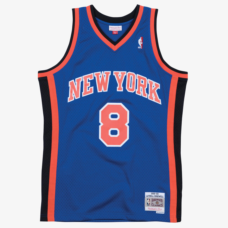 New York Knicks Swingman Jersey Road Latrell Sprewell 1998-99