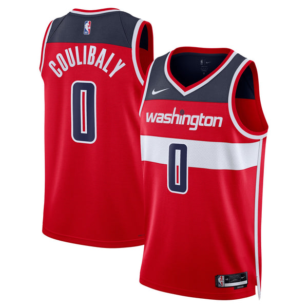 Washington Wizards Icon Edition Swingman Jersey - Red - Bilal Coulibaly