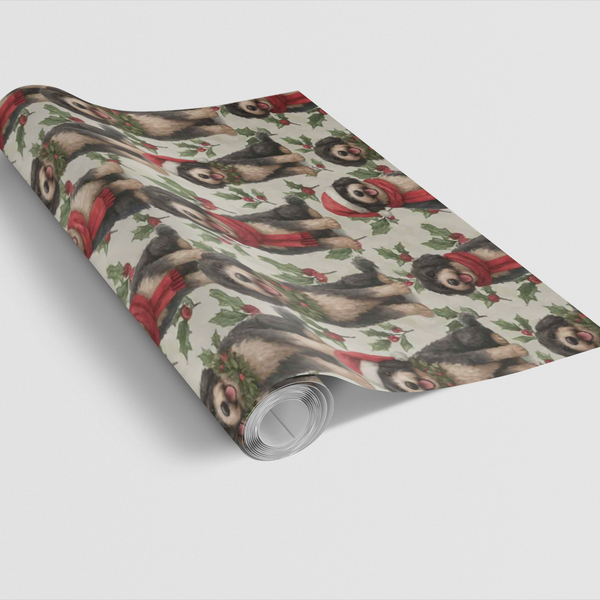 PWD Christmas Gift Wrap, Portuguese Water Dog Wrapping Paper, Portuguese Water Dog Holiday Paper, Dog Lover Gift Wrapping Pap